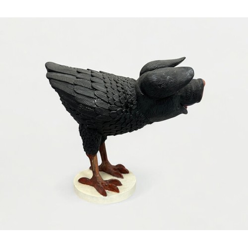 59 - Terry Webster (British, 1941-2024), 
Pig Raven, 
Composite resin, 
25cm.