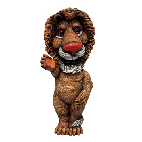 73 - Terry Webster (British, 1941-2024), 
Friendly Lion, 
Composite resin, 
43cm.