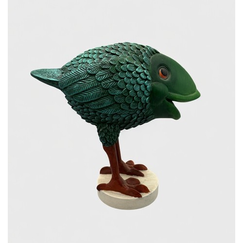 43 - Terry Webster (British, 1941-2024), 
Fish Bird, 
Composite resin, 
21cm.