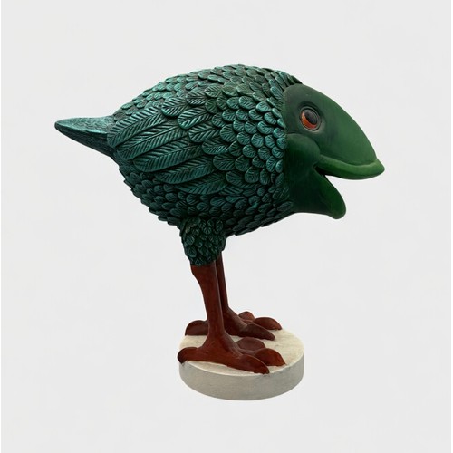 43 - Terry Webster (British, 1941-2024), 
Fish Bird, 
Composite resin, 
21cm.