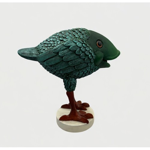 44 - Terry Webster (British, 1941-2024), 
Fish bird, 
Composite resin, 
21cm.