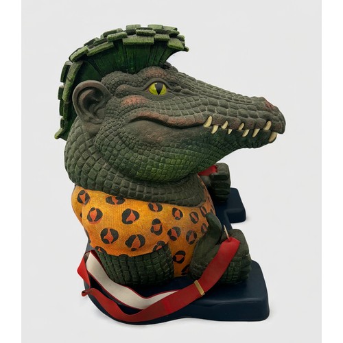 35 - Terry Webster (British, 1941-2024), 
Punk Croc, 
Composite resin, 
55cm.