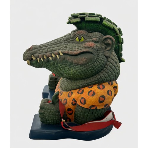 35 - Terry Webster (British, 1941-2024), 
Punk Croc, 
Composite resin, 
55cm.