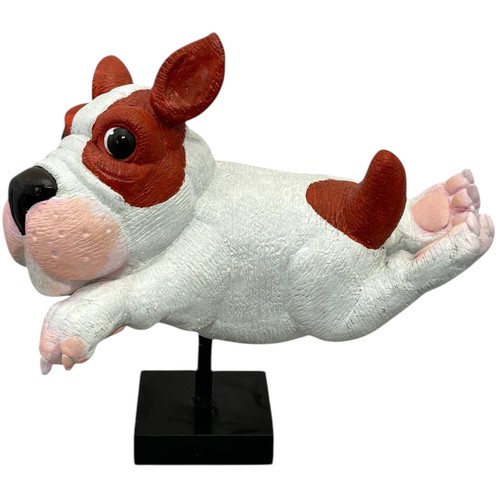 70 - Terry Webster (British, 1941-2024), 
Leaping Dog, 
Composite resin, 
23cm.