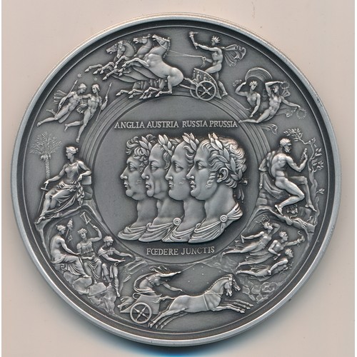 169 - The Royal Mint 2015 Pistrucci Waterloo Medal, 250g silver medal limited edition no. 1165/1815, in pr... 