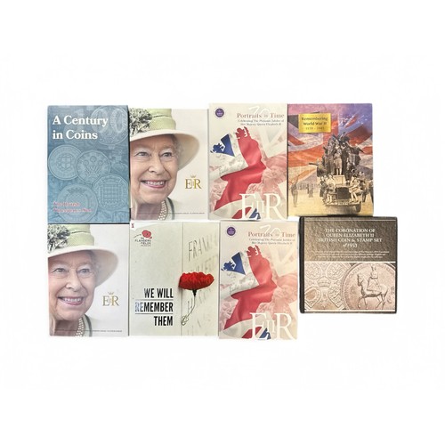 172 - Commemorative medallion collection of part sets in official collectors card wallets with 