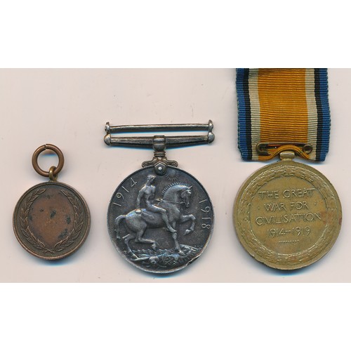 19 - First World War – George Floyd – First World War War Medal & Victory Medal pair awarded to M2-153087... 