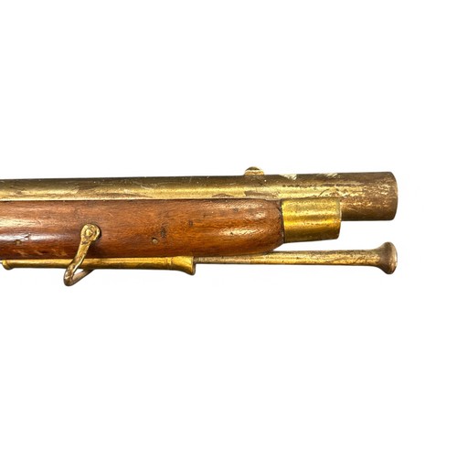 55 - 1812 East India Company Baker flintlock rifle, lockplate marked with EIC rampant lion, crown/2 and d... 