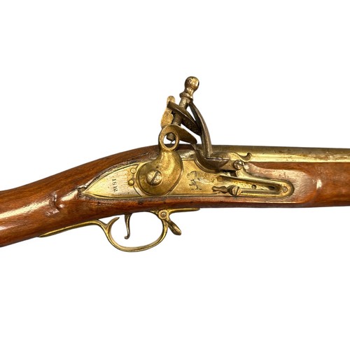 55 - 1812 East India Company Baker flintlock rifle, lockplate marked with EIC rampant lion, crown/2 and d... 