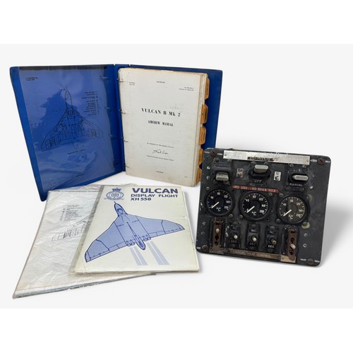 137 - An aircraft Manual Heat Control labelled EMCINTAKE), believed to be from a Vulcan fighter jet. Inscr... 