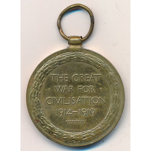 20 - First World War – W. P. Stobart - Victory medal awarded to M. B. 1991 W. P.  STOBART M. M. R. N. V. ... 