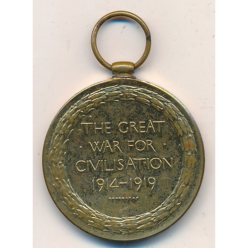 16 - First World War - E. Parr - Victory Medal to 2039 Pte E. Parr 2 F. Amb A.I.F. good very fine. He ser... 