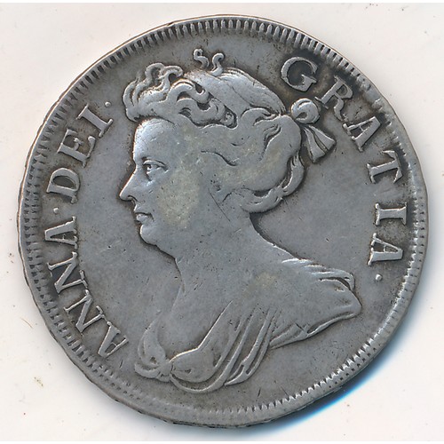 248 - Anne 1710 half crown, fine.