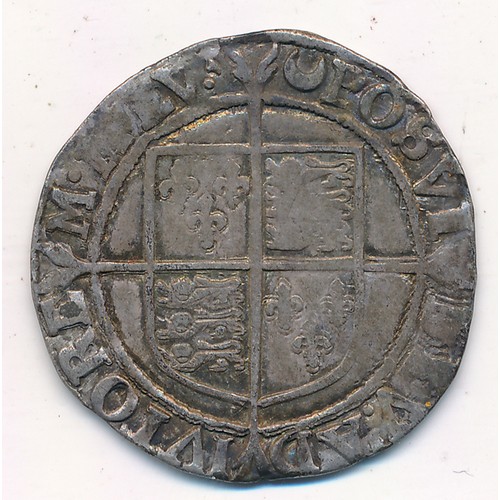 224 - Elizabeth I, Sixth issue, Shilling, mm. crescent (1587-89), 6.01g. S.2577.e, Shilling, mm. crescent ... 