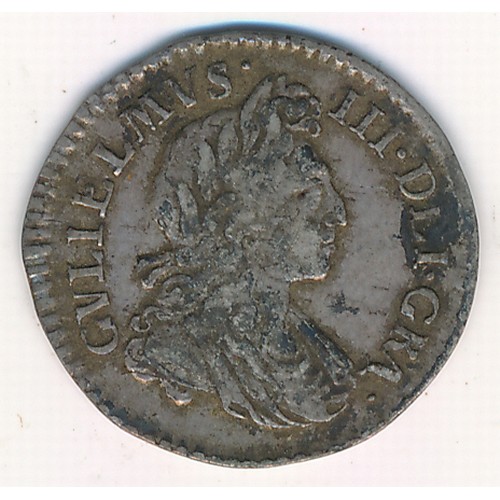 243 - William III 1700 maundy three pence good fine.