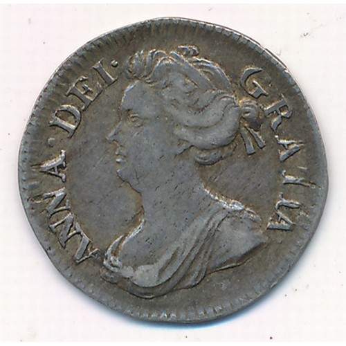 245 - Anne 1704 maundy three pence, fine.