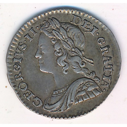 252 - George II 1740 Maundy twopence, very fine.