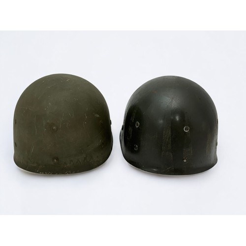 115 - Two WWII US Military helmet liners.  A Westinghouse liner, and an incomplete Seaman Paper company li... 