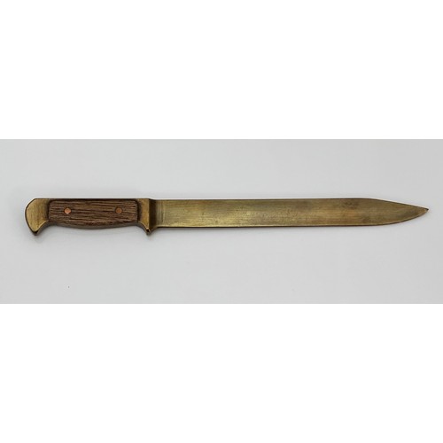 88 - Danish scale model M. 1889 Kraag Style miniature bayonet. With accompanying written notes, from the ... 