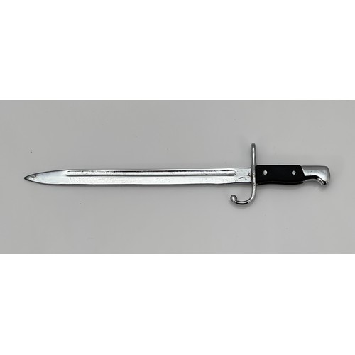 94 - Argentinian scale model Model 1909 Style miniature bayonet letter opener. With accompanying written ... 