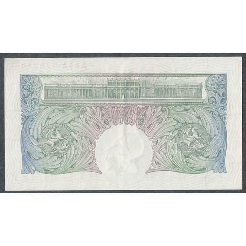 391 - K.O. Peppiatt £1 note , first series, A84A 478374, about uncirculated. (Duggleby B239)