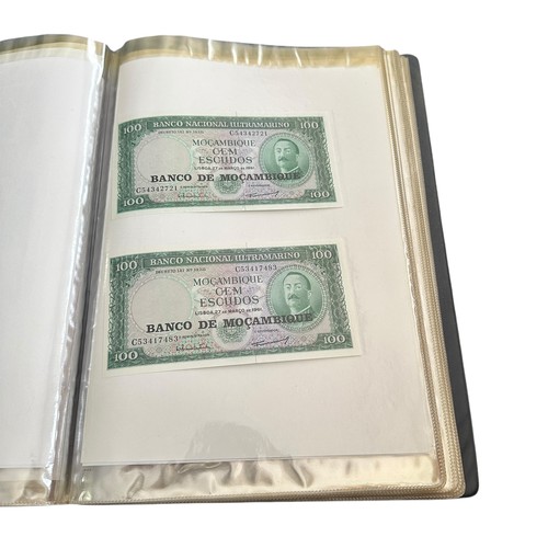 401 - World banknotes in 3 albums (165), condition is mixed, but good overall, with ranges from Argentina,... 