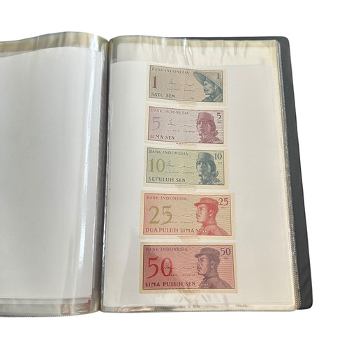 401 - World banknotes in 3 albums (165), condition is mixed, but good overall, with ranges from Argentina,... 