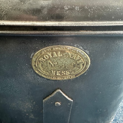 146 - Victorian Royal Navy Mess pail or mess bucket