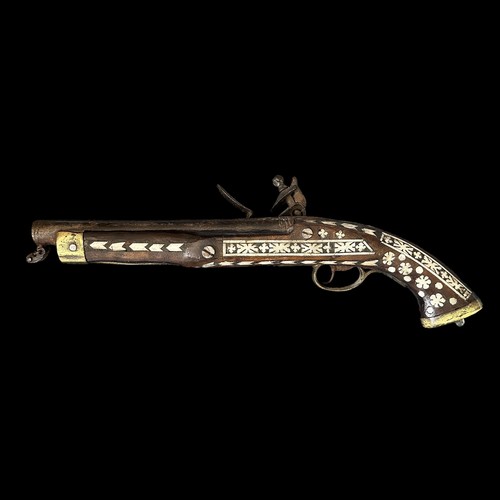 54 - Middle Eastern flintlock pistol