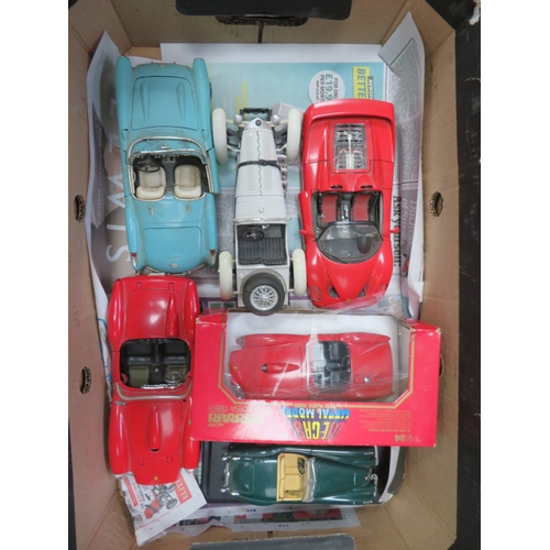 22 - Unboxed diecast 1/18th to 1/24th scale mainly Burago collection, have been on display and would bene... 