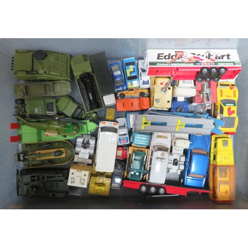 7 - 1960s onwards unboxed diecast collection, with Corgi including Juniors, Dinky, Matchbox 1-75 series,... 