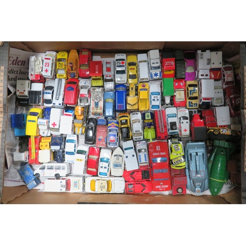 7 - 1960s onwards unboxed diecast collection, with Corgi including Juniors, Dinky, Matchbox 1-75 series,... 