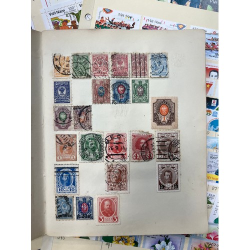 17 - World interesting collection in four binders, includes; world issues in two well-filled albums, incl... 