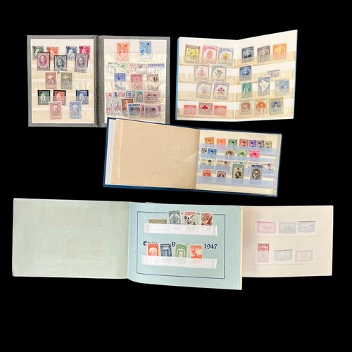11 - Postal Congress, five 1947 Postal Congress presentation stamp booklets with UM stamps. Includes; Mex... 