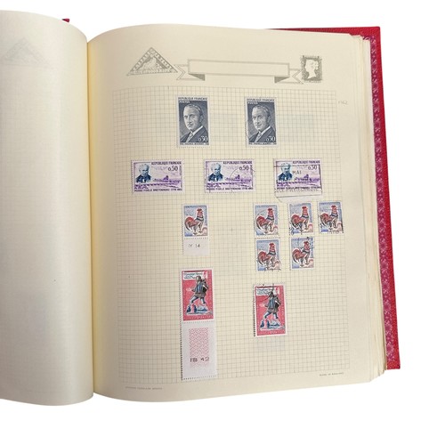 27 - France, early to middle collection in boxed Compton album,