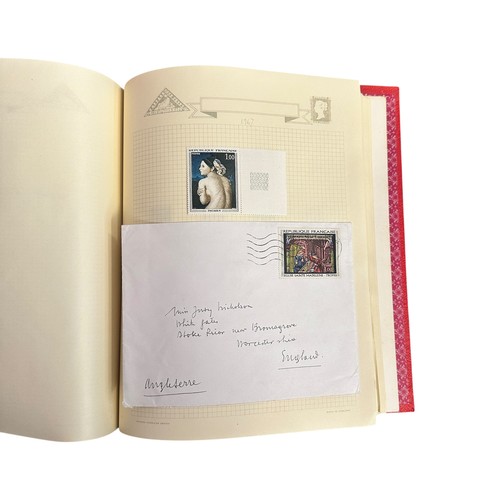 27 - France, early to middle collection in boxed Compton album,