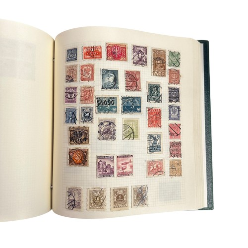 7 - World stamp collection in two albums; includes; GB some QV, BC, European issues etc.