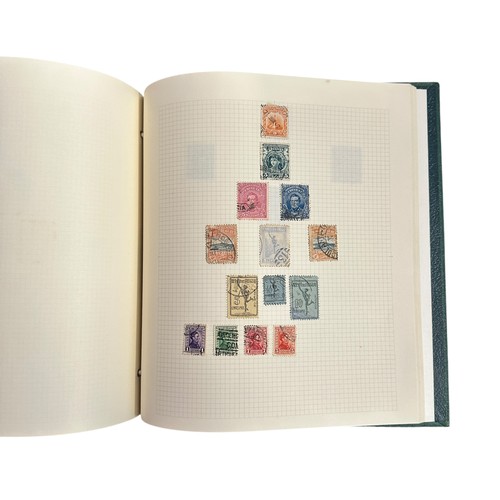 7 - World stamp collection in two albums; includes; GB some QV, BC, European issues etc.