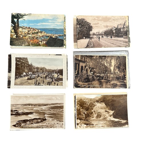 Three Large boxes of Postcards with many real photos and printed cards ...