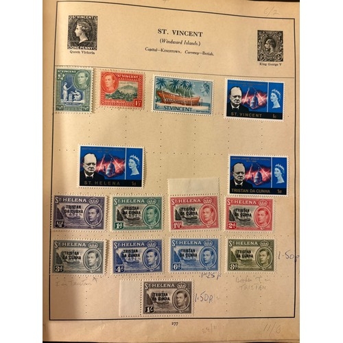 24 - British Commonwealth QV-early QEII, mint and used collection in `Strand` Stamp Album with a few fore... 
