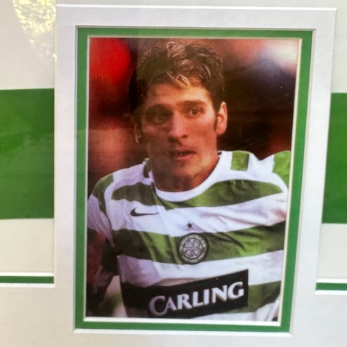 55 - Stiliyan Petrov Signed Celtic Shirt. Signed by Petrov next to shirt number. Small photo of Petrov to... 