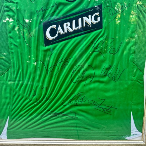26 - Signed Celtic Away Shirt from 2005/06 Season. 16x signatures, including Dion Dublin, Dianbobo Balde,... 