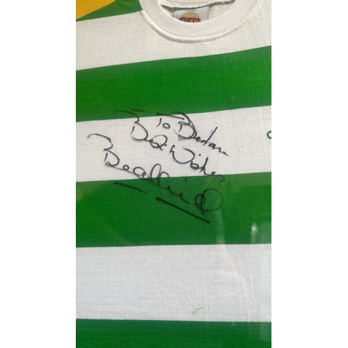 27 - Signed Billy McNeil Celtic Shirt. A commemorative European Cup Winners 1967 shirt. Signed 'To Declan... 