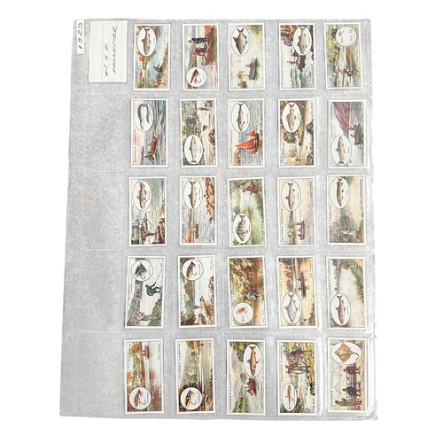 248 - Faulkner cigarette cards 1929 Angling complete set of 25, in very good to excellent condition.