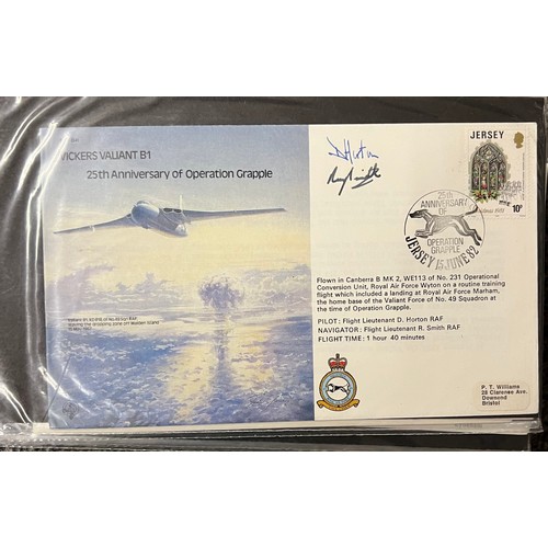 39 - Collection of RAF and signed covers in Mercury album, qty approx 70 (32 signed)