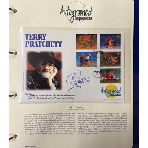 43 - Autographed Editions covers, includes; David Attenborough, Terry Pratchett, Margaret Thatcher, Jerem... 