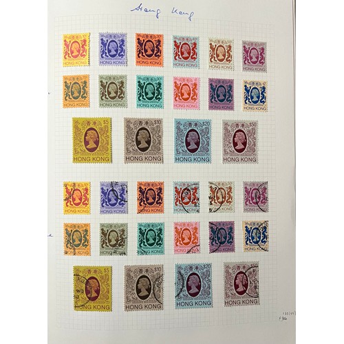 16 - Hong Kong, QEII 1953-1997 collection in boxed Utile album mixed UM, M, fine used, definitive issues ... 