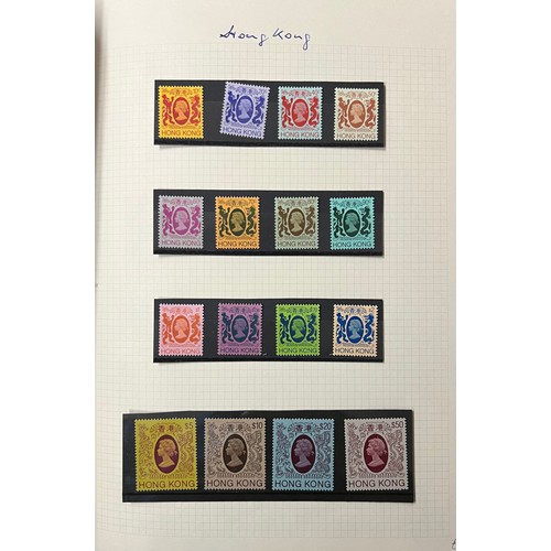 16 - Hong Kong, QEII 1953-1997 collection in boxed Utile album mixed UM, M, fine used, definitive issues ... 