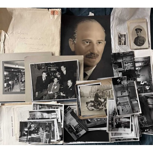 57 - A collection of various photographs, includes World War One Soldier portraits, BBC Design Department... 