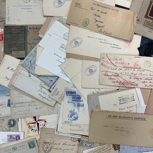 45A - Small range of Great Britain covers few more interesting. Includes; Public Trustee, Airmail etc. Qty... 